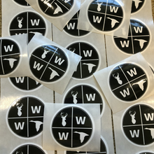 Load image into Gallery viewer, W &amp; W Logo Stickers
