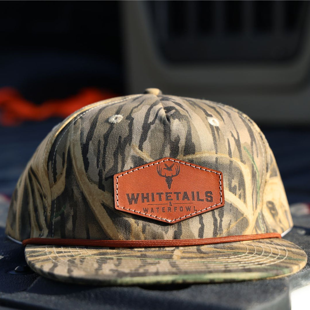 Leather Patch Camo Rope Hat (2 Camo Options)