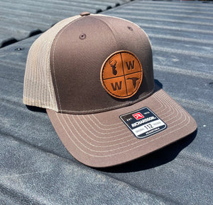 W & W Leather Patch Hat